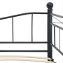 Estructura de cama de acero negra 180x200/90x200 cm de vidaXL, Camas y somieres - Ref: Foro24-285307, Precio: 205,85 €, Descu...