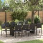 Conjunto de Comedor de Jardín 11 pcs Negro ratán sintético en Sillas de jardín | Comprar online en Foru.es