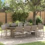 Conjunto de Comedor de Jardín 11 pcs Gris ratán sintético en Sillas de jardín | Comprar online en Foru.es