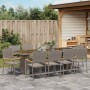 Conjunto de Comedor de Jardín 11 pcs Gris ratán sintético en Sillas de jardín | Comprar online en Foru.es