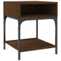 Mesitas noche 2 uds madera ingeniería marrón roble 40x41x50 cm de vidaXL, Mesitas de noche - Ref: Foro24-825882, Precio: 55,1...