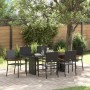Conjunto de Comedor de Jardín 7 pcs Negro ratán sintético en Sillas de jardín | Comprar online en Foru.es