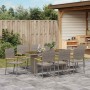 Conjunto de Comedor de Jardín 9 pcs Gris ratán sintético en Sillas de jardín | Comprar online en Foru.es