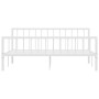Estructura de cama de metal blanco 180x200 cm de vidaXL, Camas y somieres - Ref: Foro24-284567, Precio: 102,04 €, Descuento: %