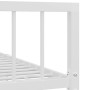 Estructura de cama de metal blanco 180x200 cm de vidaXL, Camas y somieres - Ref: Foro24-284567, Precio: 102,04 €, Descuento: %