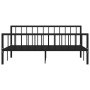 Estructura de cama de metal negro 180x200 cm de vidaXL, Camas y somieres - Ref: Foro24-284573, Precio: 130,97 €, Descuento: %