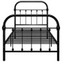 Estructura de cama de metal negro 100x200 cm de vidaXL, Camas y somieres - Ref: Foro24-284499, Precio: 147,95 €, Descuento: %
