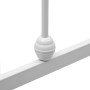 Estructura de cama de metal blanco 140x200 cm de vidaXL, Camas y somieres - Ref: Foro24-284495, Precio: 164,81 €, Descuento: %