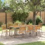 Conjunto de Comedor de Jardín 9 pcs Gris y marrón en Sillas de jardín | Comprar online en Foru.es