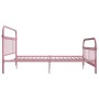 Estructura de cama de metal rosa 180x200 cm de vidaXL, Camas y somieres - Ref: Foro24-284515, Precio: 183,56 €, Descuento: %