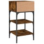 Mesita noche 2 uds madera ingeniería roble ahumado 35x34,5x70cm de vidaXL, Mesitas de noche - Ref: Foro24-825888, Precio: 44,...