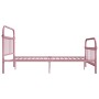 Estructura de cama de metal rosa 160x200 cm de vidaXL, Camas y somieres - Ref: Foro24-284514, Precio: 150,96 €, Descuento: %