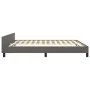 Bed frame with headboard gray synthetic leather 180x200cm by vidaXL, Beds and slatted bases - Ref: Foro24-347517, Price: 128,...