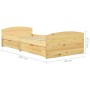 Estructura de cama con 2 cajones madera maciza pino 90x200 cm de vidaXL, Camas y somieres - Ref: Foro24-322154, Precio: 197,3...