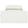 Estructura de cama 2 cajones madera maciza pino blanca 90x200cm de vidaXL, Camas y somieres - Ref: Foro24-322155, Precio: 223...