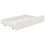 Estructura de cama 2 cajones madera maciza pino blanca 90x200cm de vidaXL, Camas y somieres - Ref: Foro24-322155, Precio: 219...