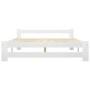 Estructura de cama madera maciza de pino blanca 180x200 cm de vidaXL, Camas y somieres - Ref: Foro24-322003, Precio: 165,58 €...