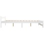 Estructura de cama madera maciza de pino blanca 180x200 cm de vidaXL, Camas y somieres - Ref: Foro24-322003, Precio: 165,58 €...