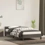 Estructura de cama con cabecero terciopelo gris oscuro 90x200cm de vidaXL, Camas y somieres - Ref: Foro24-347550, Precio: 92,...