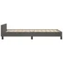 Estructura de cama con cabecero terciopelo gris oscuro 90x200cm de vidaXL, Camas y somieres - Ref: Foro24-347550, Precio: 92,...