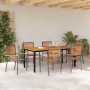 Conjunto de Comedor de Jardín 7 pcs Gris y marrón en Sillas de jardín | Comprar online en Foru.es