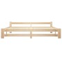 Estructura de cama madera maciza de pino 200x200 cm de vidaXL, Camas y somieres - Ref: Foro24-321997, Precio: 103,71 €, Descu...
