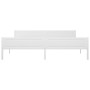 Estructura de cama de madera maciza de pino blanco 200x200 cm de vidaXL, Camas y somieres - Ref: Foro24-322109, Precio: 130,8...