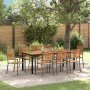 Conjunto de Comedor de Jardín 9 pcs Gris y marrón en Sillas de jardín | Comprar online en Foru.es