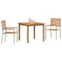 Conjunto de Comedor de Jardín 3 pcs Beige en Sillas de jardín | Comprar online en Foru.es