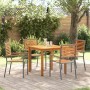 Conjunto de Comedor de Jardín 5 pcs Gris en Sillas de jardín | Comprar online en Foru.es