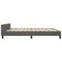 Dark gray velvet bed frame with headboard 200x200 cm by vidaXL, Beds and slatted bases - Ref: Foro24-347592, Price: 133,00 €,...
