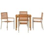 Conjunto de Comedor de Jardín 5 pcs Beige en Sillas de jardín | Comprar online en Foru.es