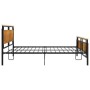Estructura de cama de metal 200x200 cm de vidaXL, Camas y somieres - Ref: Foro24-324875, Precio: 154,01 €, Descuento: %