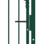 Puerta de valla con picos acero verde 100x150 cm de vidaXL, Puertas de jardín - Ref: Foro24-146395, Precio: 191,77 €, Descuen...