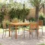 Conjunto de Comedor de Jardín 5 pcs Gris en Sillas de jardín | Comprar online en Foru.es