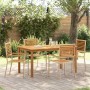 Conjunto de Comedor de Jardín 5 pcs Beige en Sillas de jardín | Comprar online en Foru.es