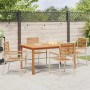 Conjunto de Comedor de Jardín 5 pcs Beige en Sillas de jardín | Comprar online en Foru.es