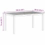 Conjunto de Comedor de Jardín 7 pcs Negro en Sillas de jardín | Comprar online en Foru.es