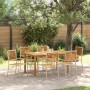 Conjunto de Comedor de Jardín 7 pcs Beige en Sillas de jardín | Comprar online en Foru.es