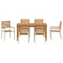 Conjunto de Comedor de Jardín 7 pcs Beige en Sillas de jardín | Comprar online en Foru.es