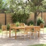 Conjunto de Comedor de Jardín 7 pcs Beige en Sillas de jardín | Comprar online en Foru.es