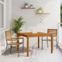 Conjunto de Comedor de Jardín 3 pcs Gris en Sillas de jardín | Comprar online en Foru.es