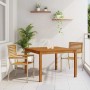 Conjunto de Comedor de Jardín 3 pcs Beige en Sillas de jardín | Comprar online en Foru.es