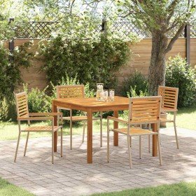 Conjunto de Comedor de Jardín 5 pcs Beige en Sillas de jardín | Comprar online en Foru.es