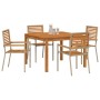 Conjunto de Comedor de Jardín 5 pcs Beige en Sillas de jardín | Comprar online en Foru.es