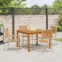 Conjunto de Comedor de Jardín 5 pcs Beige en Sillas de jardín | Comprar online en Foru.es