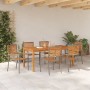 Conjunto de Comedor de Jardín 7 pcs Gris en Sillas de jardín | Comprar online en Foru.es