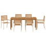 Conjunto de Comedor de Jardín 7 pcs Beige en Sillas de jardín | Comprar online en Foru.es