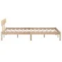 Solid pine wood bed frame 140x200 cm by vidaXL, Beds and slatted bases - Ref: Foro24-810147, Price: 97,26 €, Discount: %