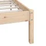 Solid pine wood bed frame 140x200 cm by vidaXL, Beds and slatted bases - Ref: Foro24-810147, Price: 97,26 €, Discount: %